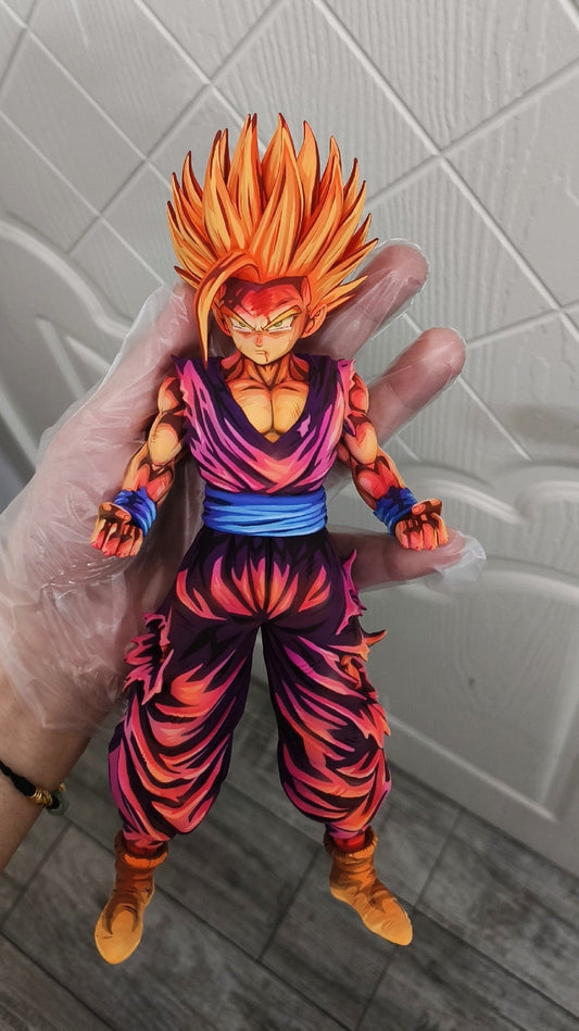 2d comic color comic dragonball figure repaint-gohan