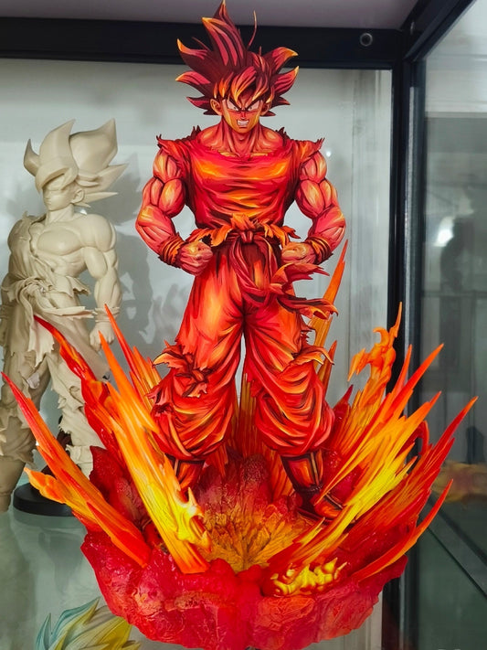 2d comic color comic dragonball figure repaint-goku-game style