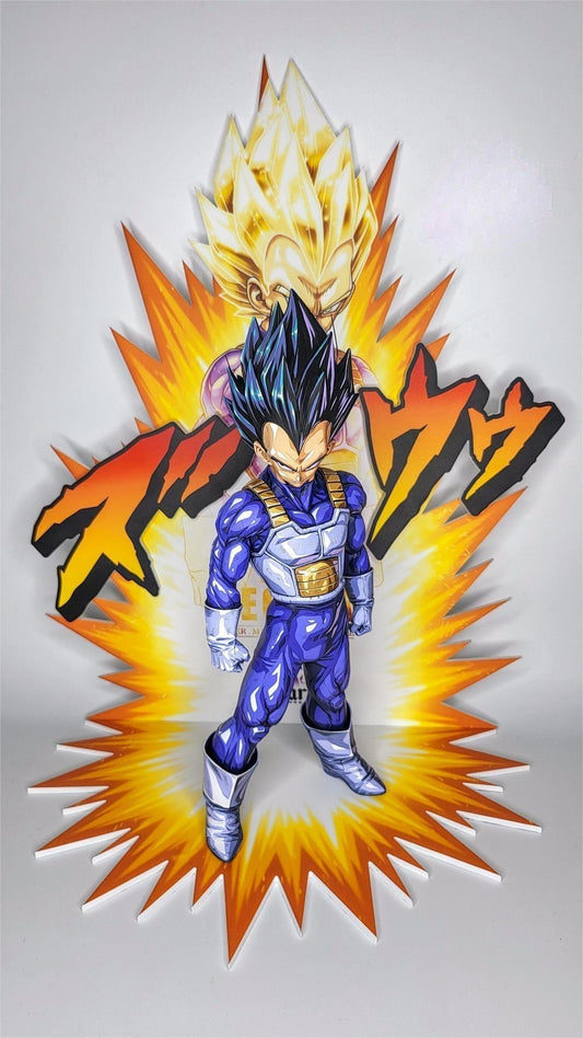 2d comic color comic dragonball figure repaint-Vegeta