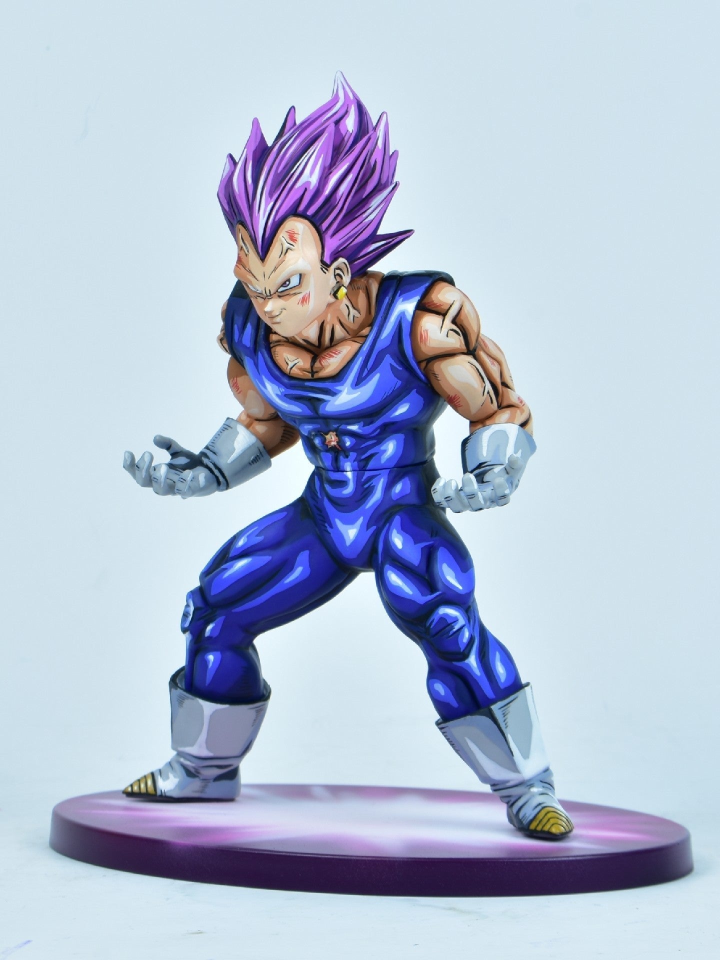 2d comic color comic dragonball figure repaint-Vegeta-God of Destruction