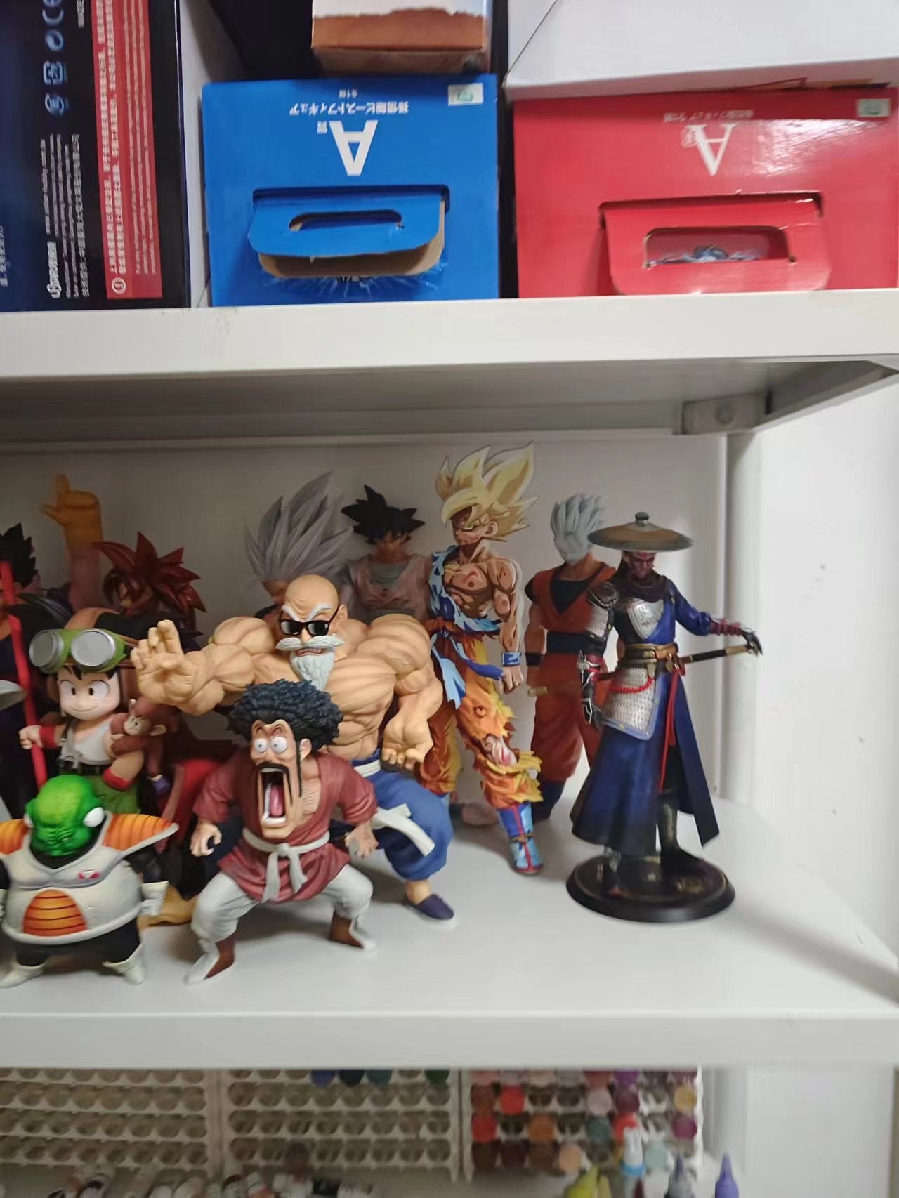2d comic color comic figure repaint-goku stand-dragonball