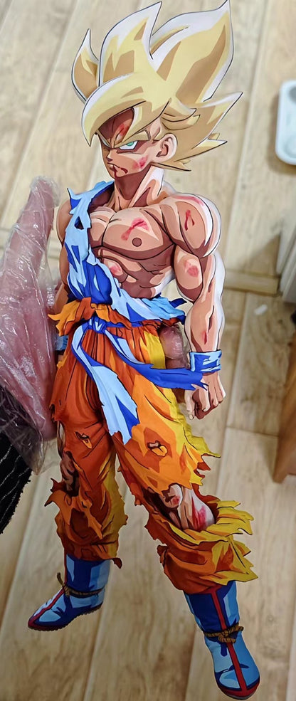 2d comic color comic figure repaint-goku stand-dragonball