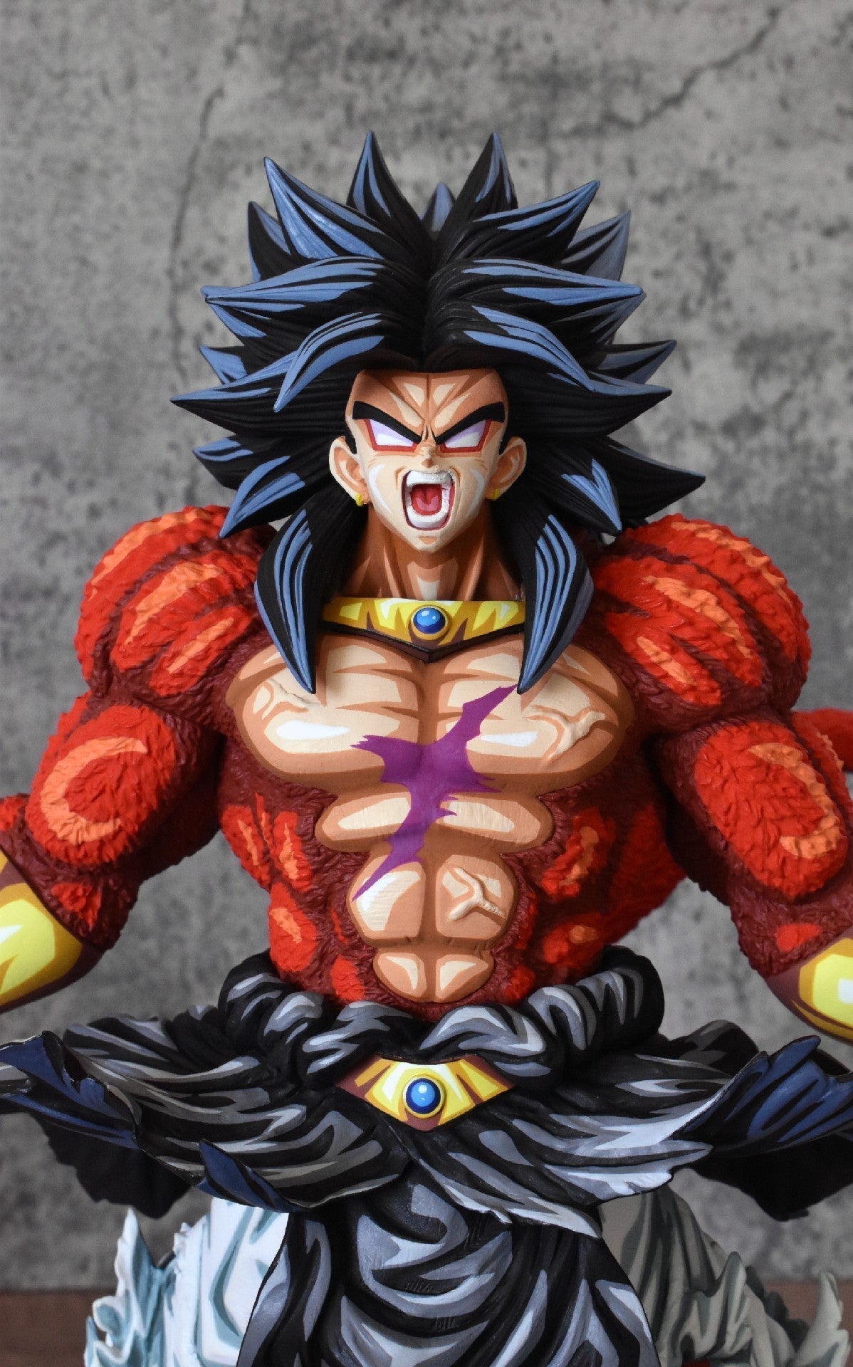 2d comic color dragonball figure repaint-Broly-black