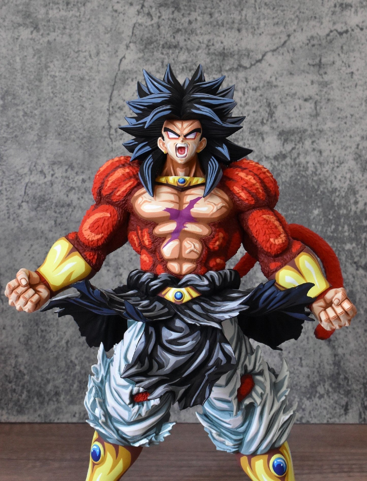 2d comic color dragonball figure repaint-Broly-black