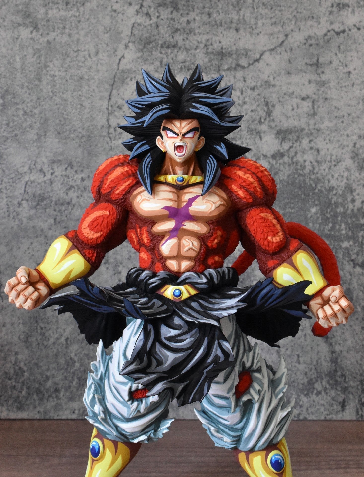 2d comic color dragonball figure repaint-Broly-black