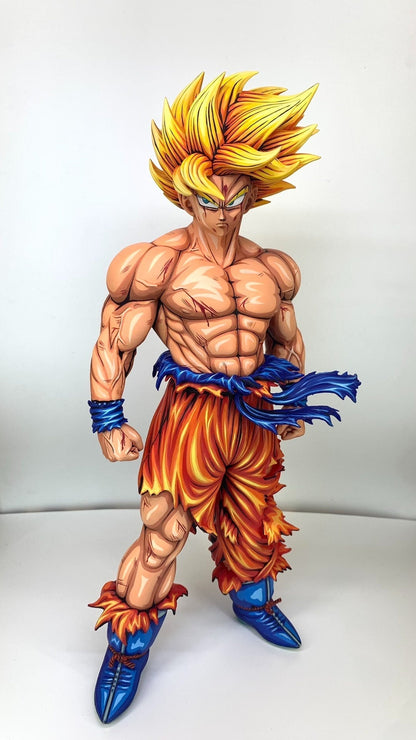 2d comic color dragonball figure repaint-goku-super