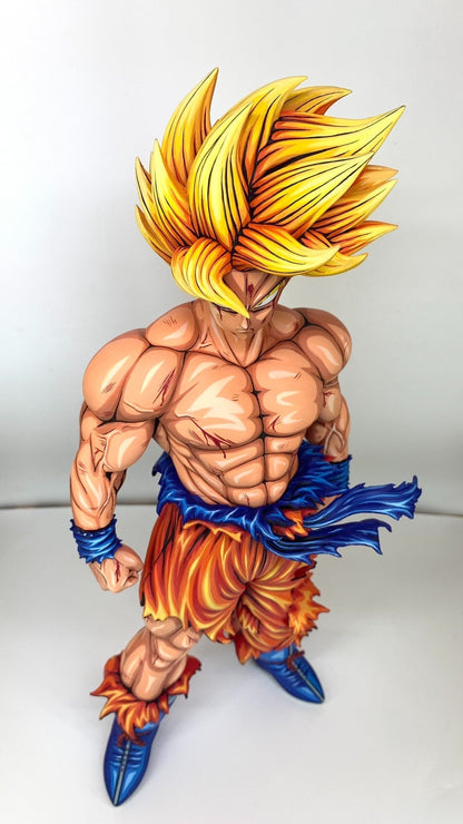 2d comic color dragonball figure repaint-goku-super