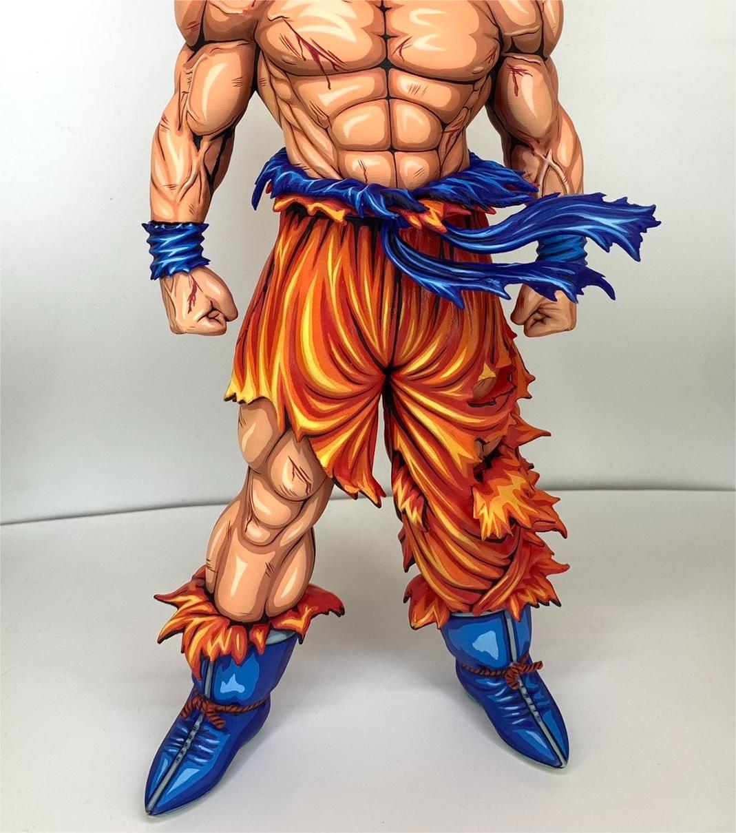 2d comic color dragonball figure repaint-goku-super