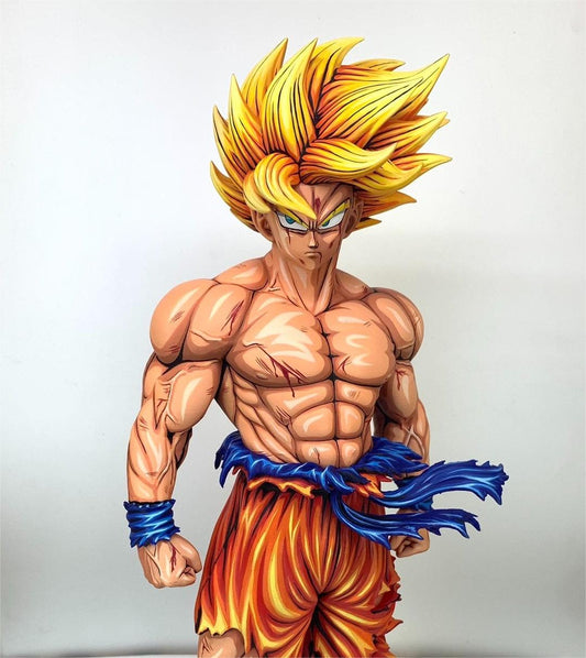 2d comic color dragonball figure repaint-goku-super
