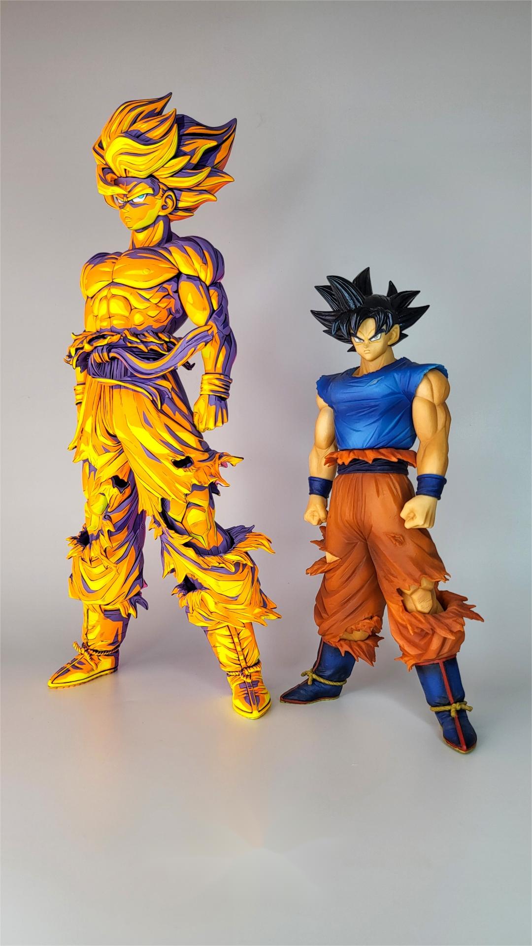 2d comic color dragonball figure repaint-goku-top repaint