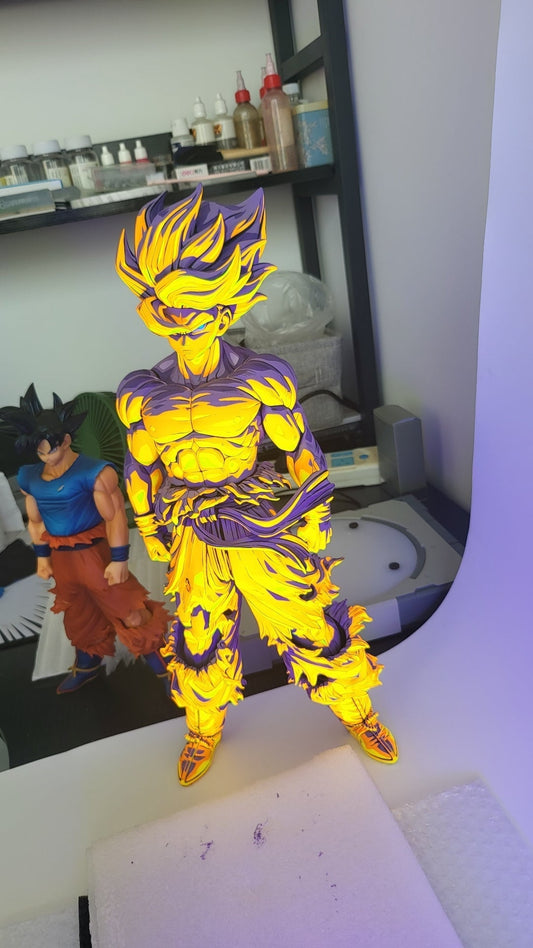2d comic color dragonball figure repaint-goku-top repaint