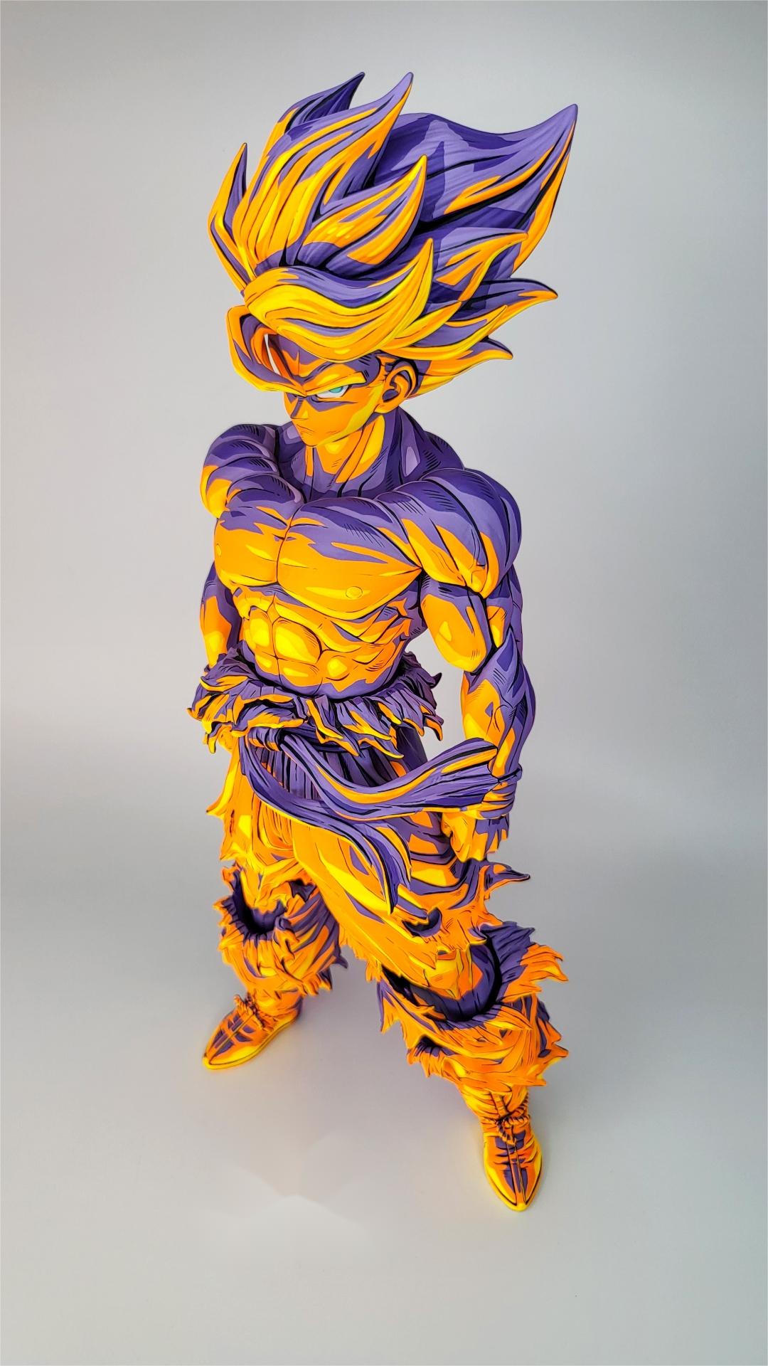 2d comic color dragonball figure repaint-goku-top repaint