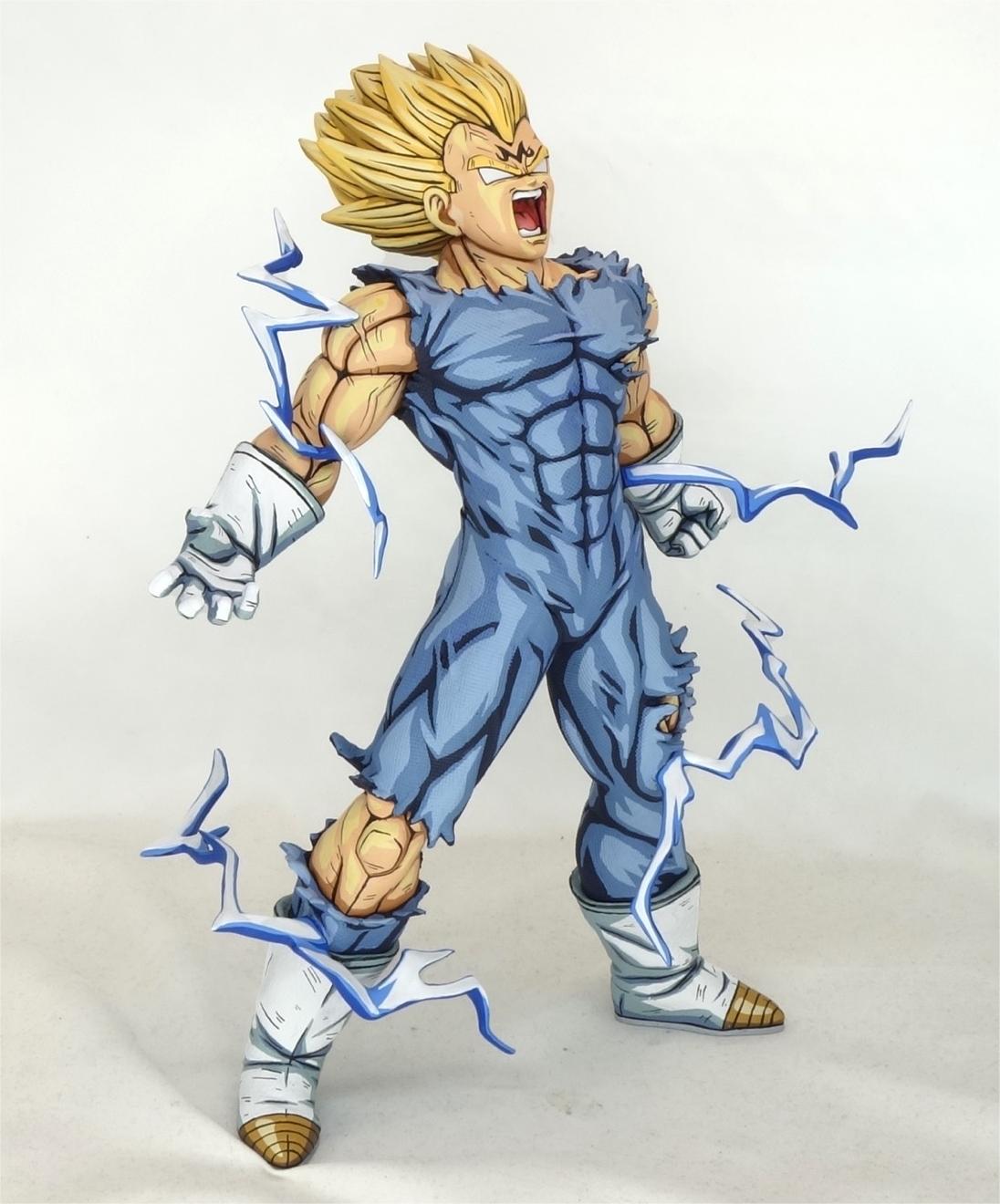 Dragon ball blew vegeta comic color repaint figure