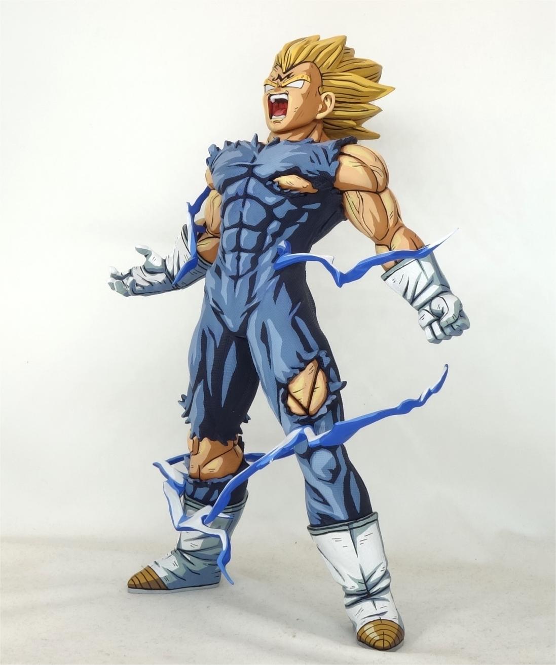 Dragon ball blew vegeta comic color repaint figure