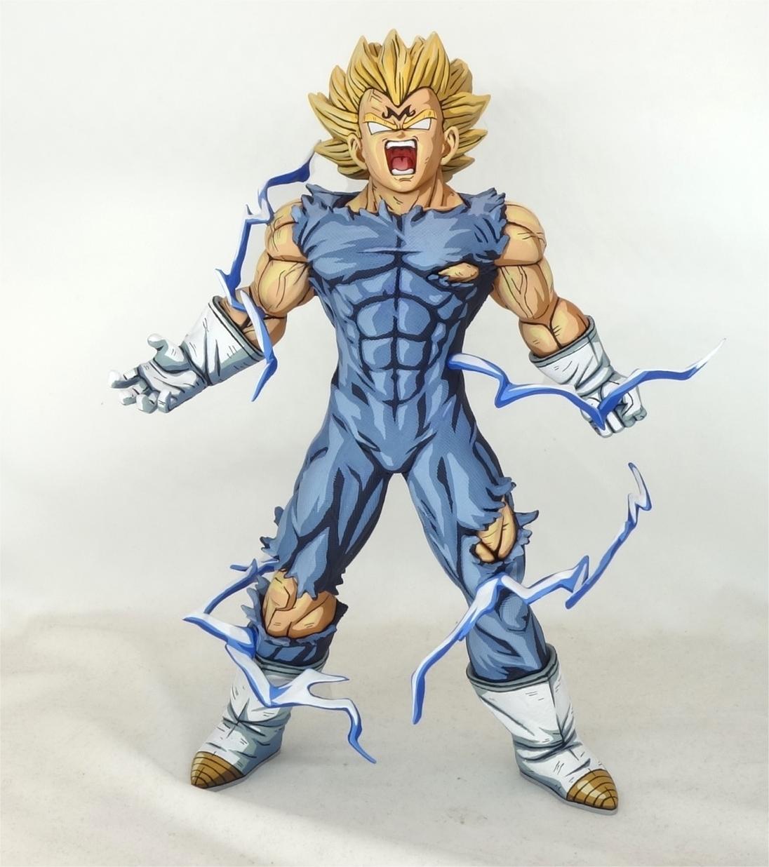 Dragon ball blew vegeta comic color repaint figure