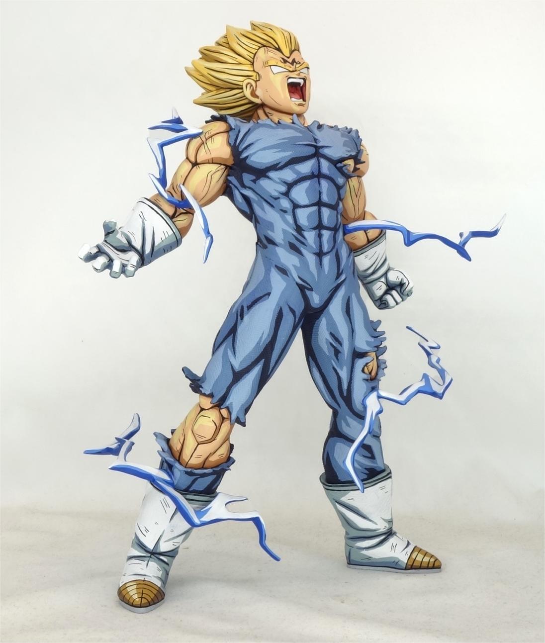 Dragon ball blew vegeta comic color repaint figure
