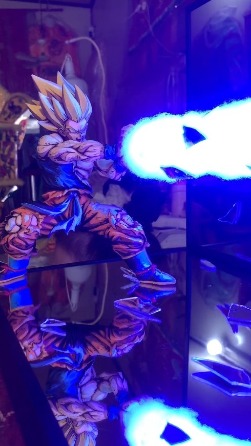 Repainted against Bo goku, broken mirror effect, with light effect